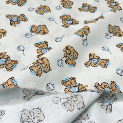 【即納】balloon bear / くまさん  / キルティングあり＆なし［QU015］