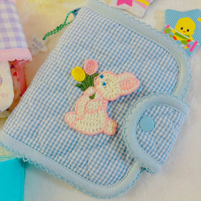 【即納】gingham seersucker heart quilting / ギンガム  / ハート / キルティング［QU019］