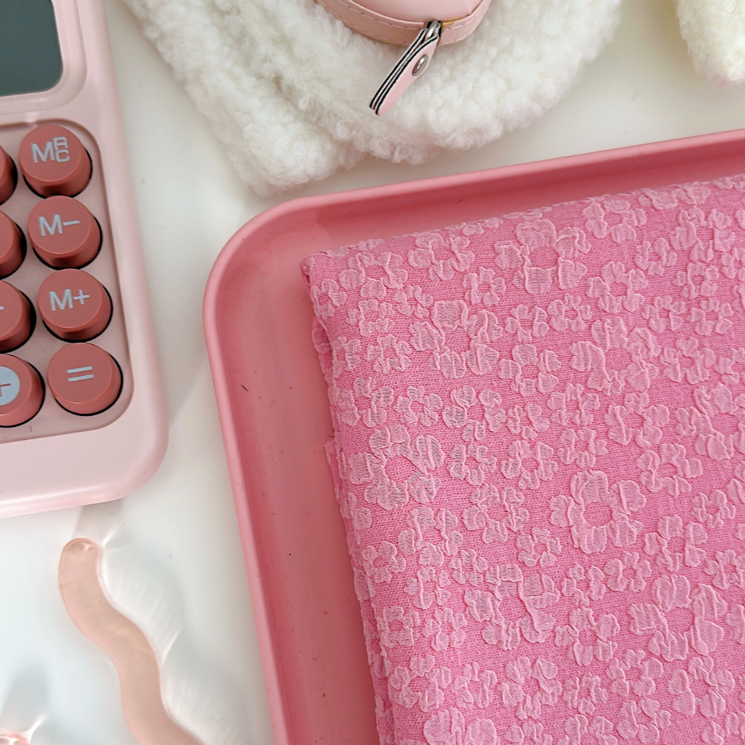 【即納】emboss flower / フラワー / ジャカード［PO011］