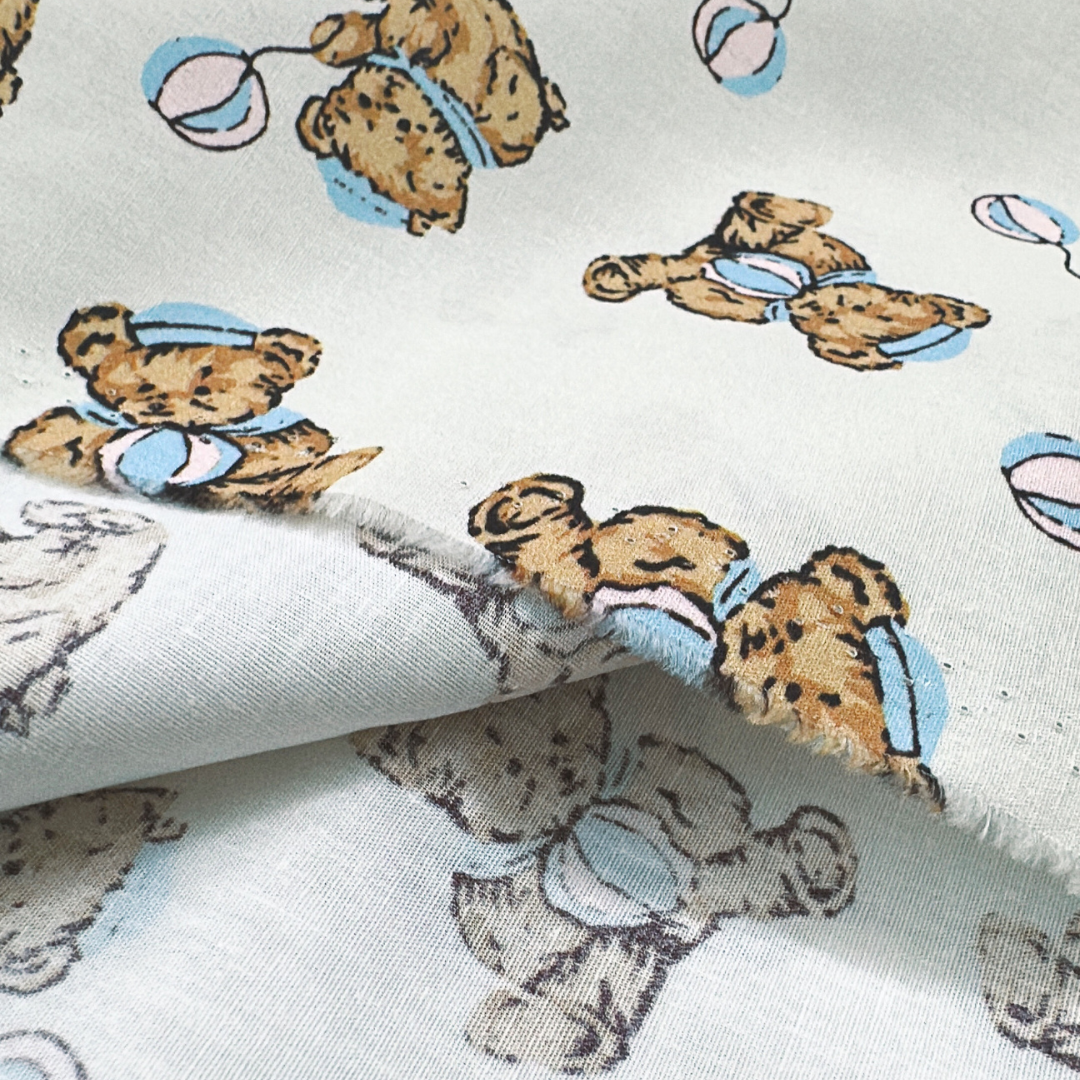 【即納】balloon bear / くまさん  / キルティングあり＆なし［QU015］