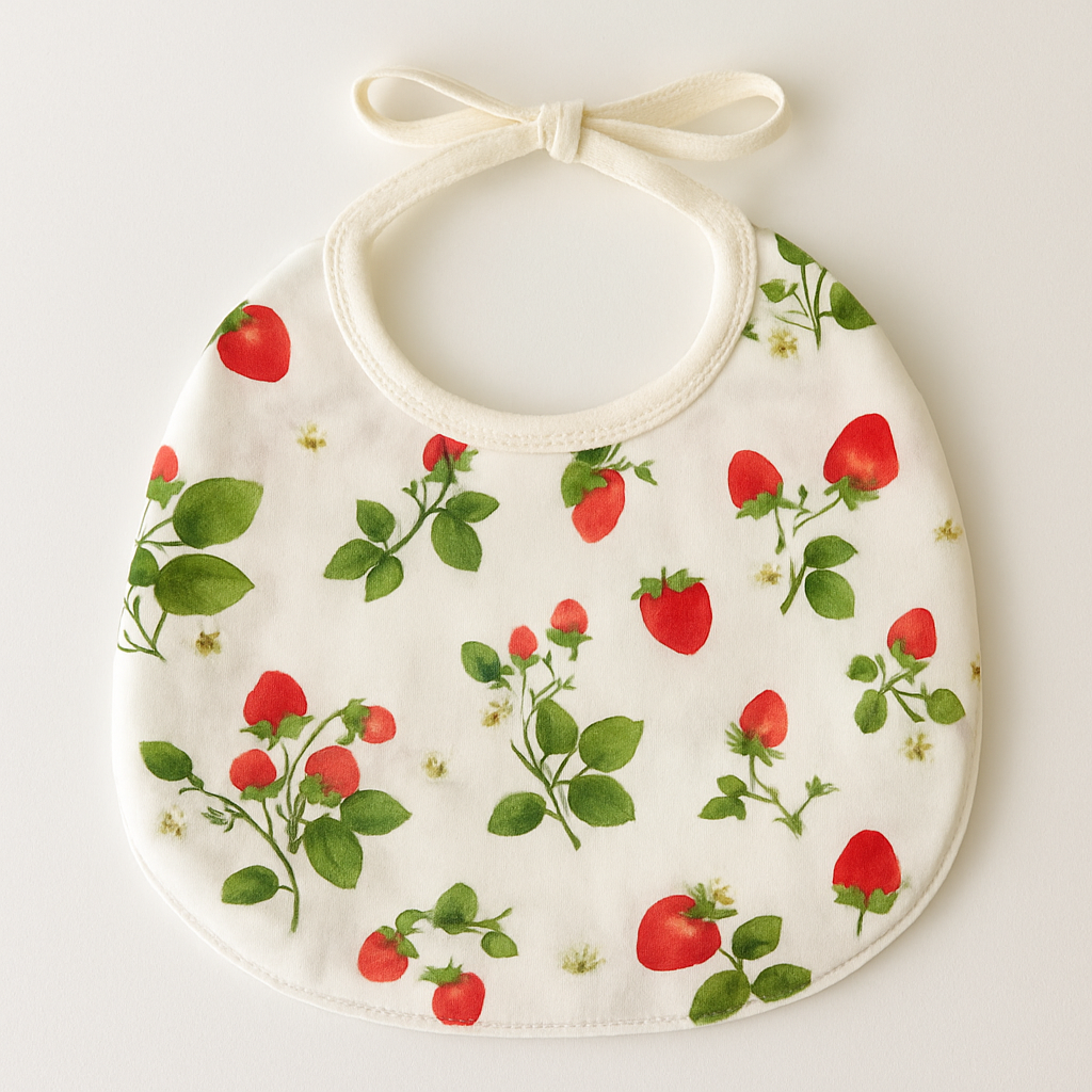 【即納】strawberry in the forest garze / いちご / ガーゼ / コットン［CO036］