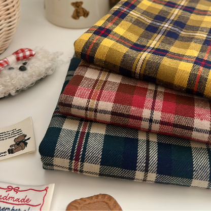 【即納】autumn picnic check / コットン / チェック［CO056］