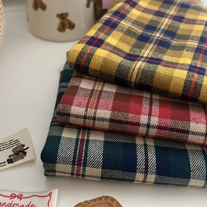 【即納】autumn picnic check / コットン / チェック［CO056］