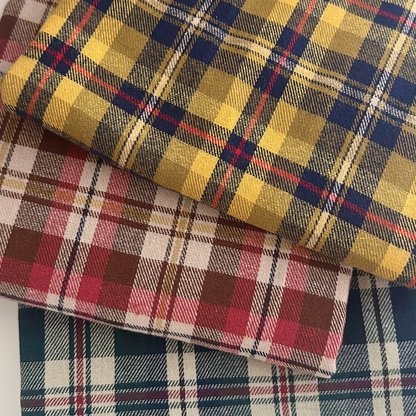 【即納】autumn picnic check / コットン / チェック［CO056］