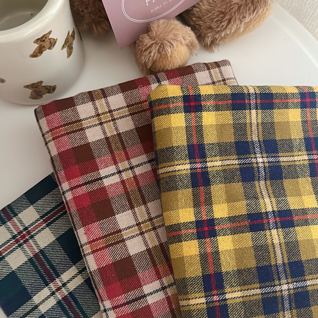 【即納】autumn picnic check / コットン / チェック［CO056］