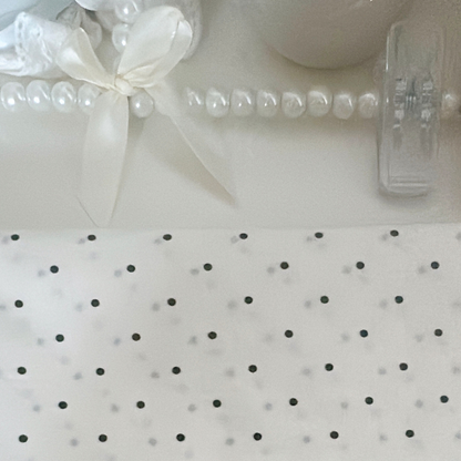 【即納】basic dot black / コットン / ドット［CO045］