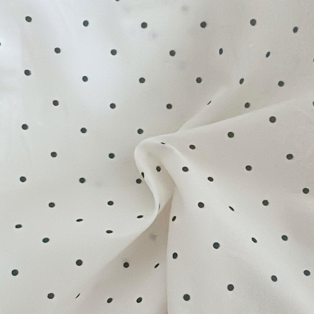 【即納】basic dot black / コットン / ドット［CO045］