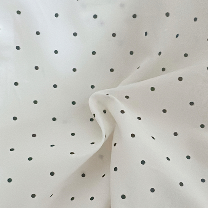 【即納】basic dot black / コットン / ドット［CO045］