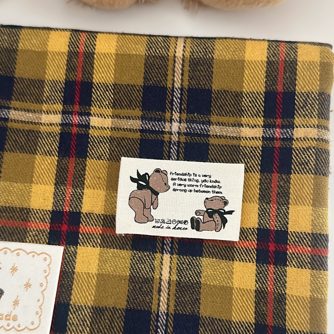 【即納】autumn picnic check / コットン / チェック［CO056］