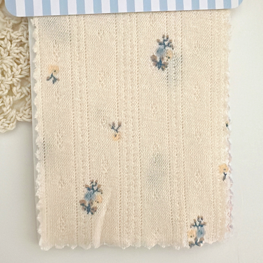 【即納】petite flower eyelet / アイレットニット / フラワー［KN003］