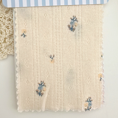 【即納】petite flower eyelet / アイレットニット / フラワー［KN003］