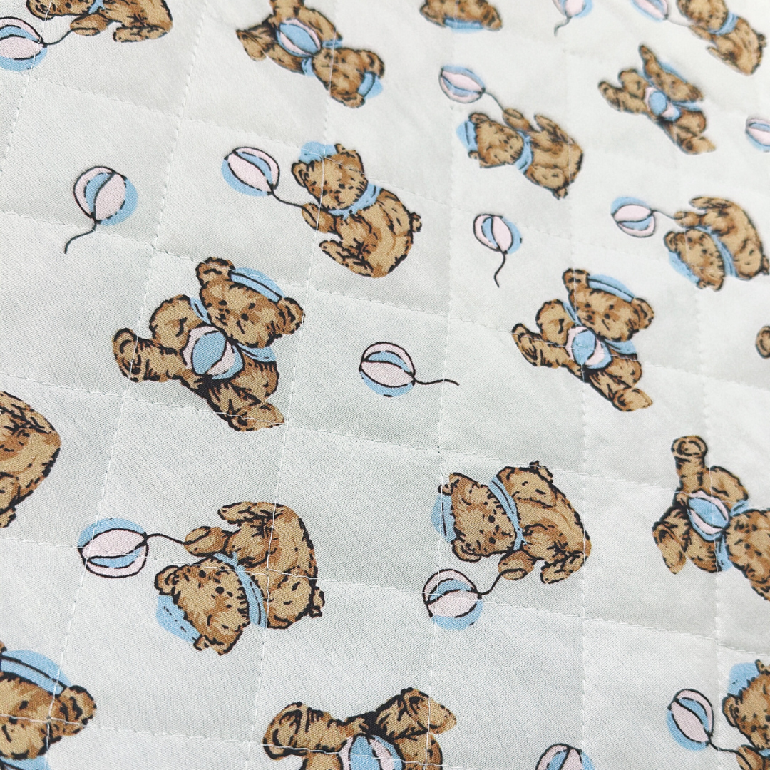 【即納】balloon bear / くまさん  / キルティングあり＆なし［QU015］