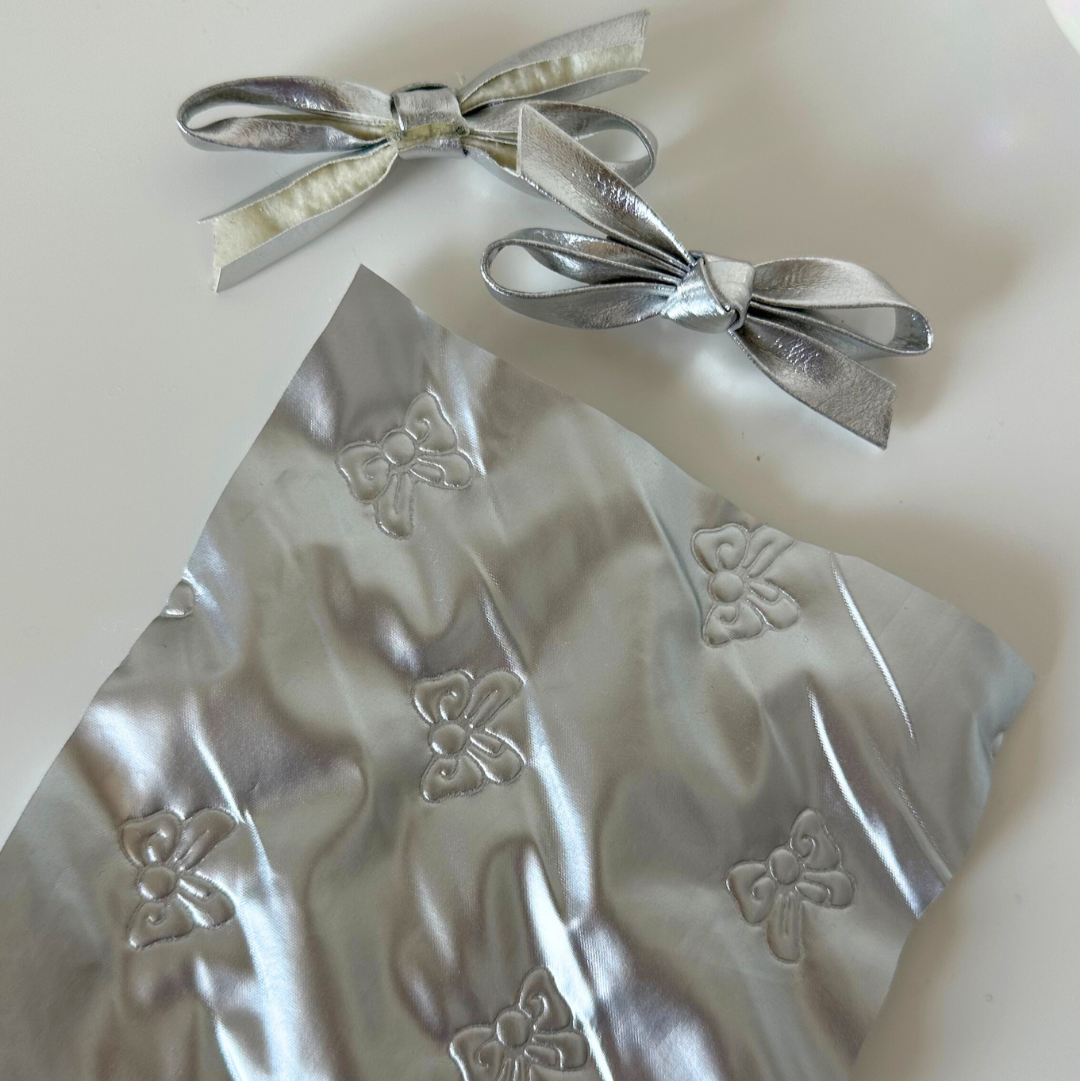 【即納】ribbon metallic quilting  / キルティング / リボン［QU008］