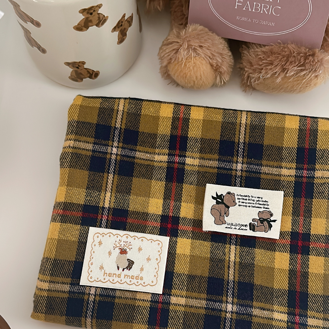 【即納】autumn picnic check / コットン / チェック［CO056］