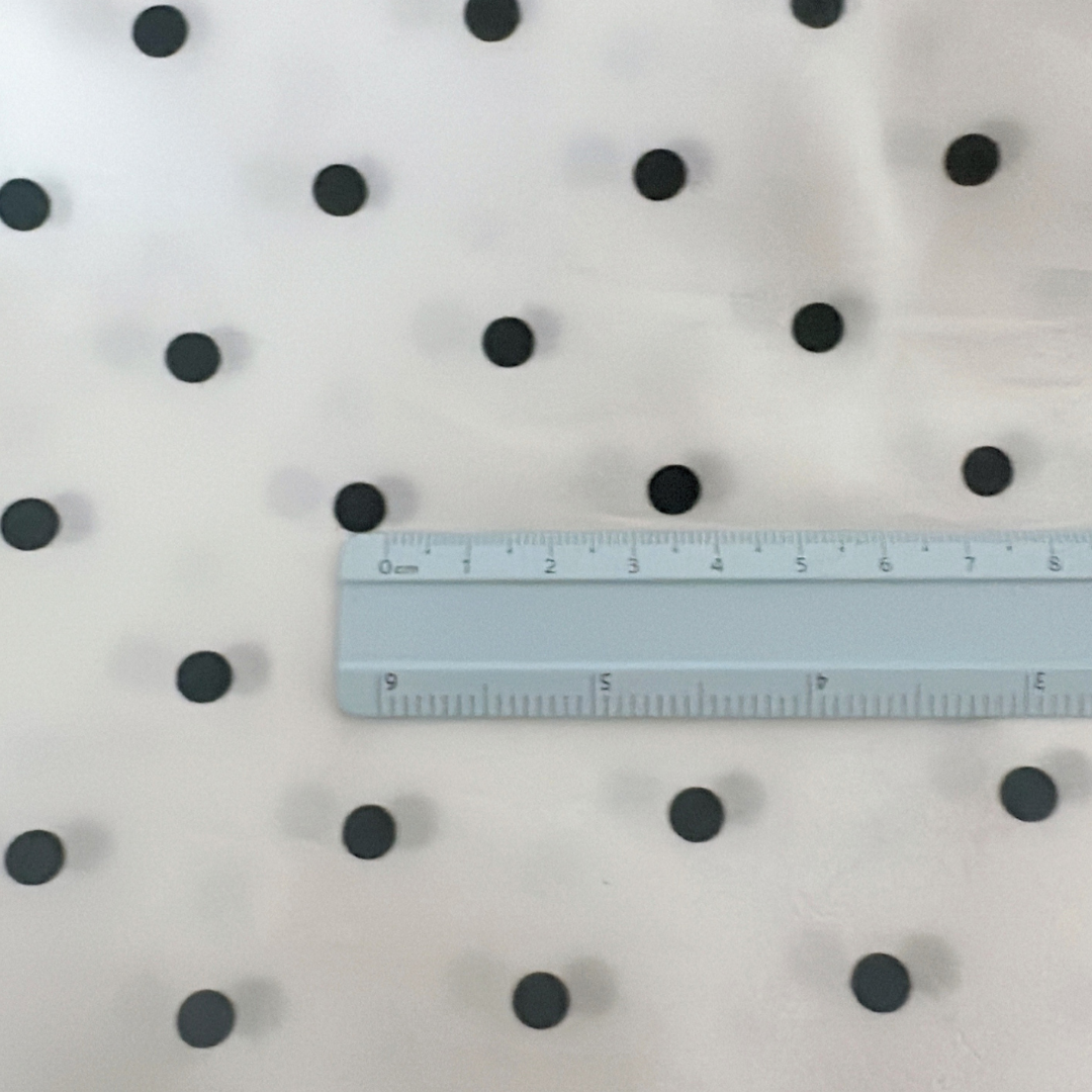 【即納】basic dot black / コットン / ドット［CO045］