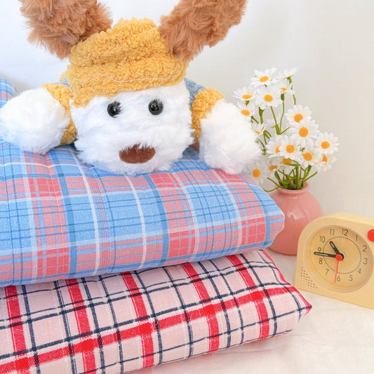 【即納】dreamy check quilting / チェック / cotton / キルティング［QU042］