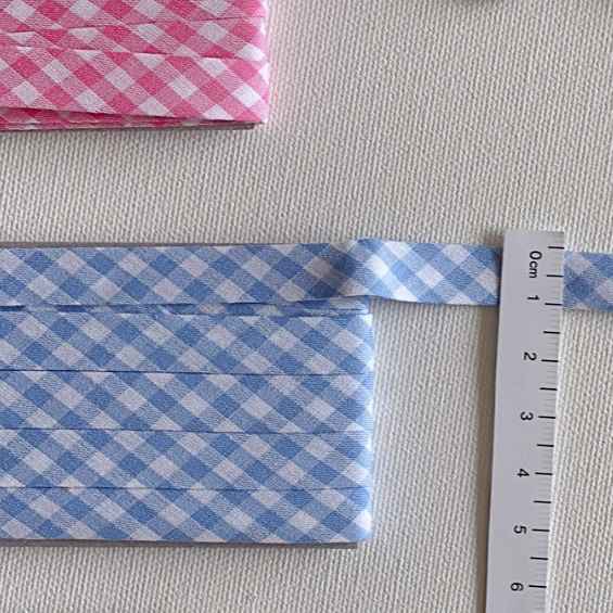 【即納】gingham check biastape［OT002］