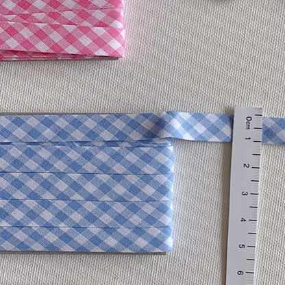【即納】gingham check biastape［OT002］
