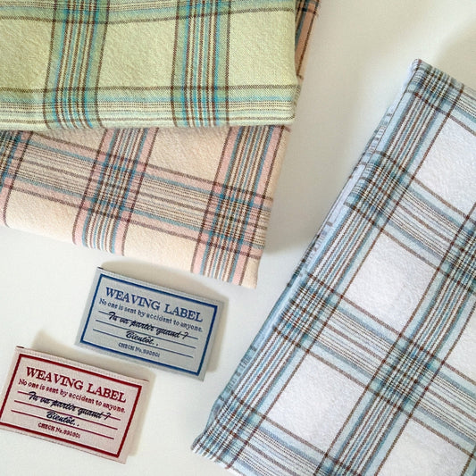 【即納】crayon check / コットン / チェック［CO065］