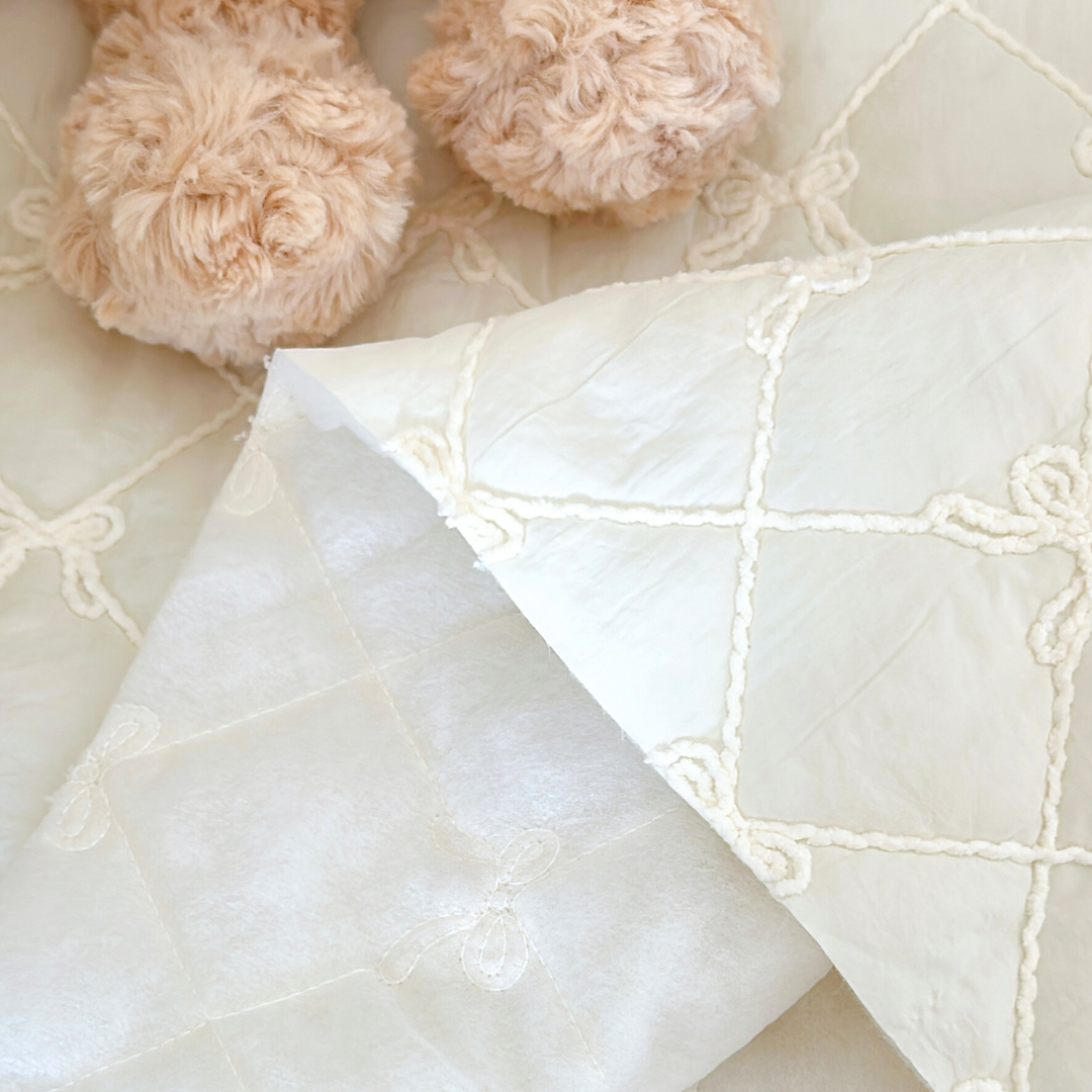 【即納】ribbon knit quilting / リボン / キルティング［QU027］