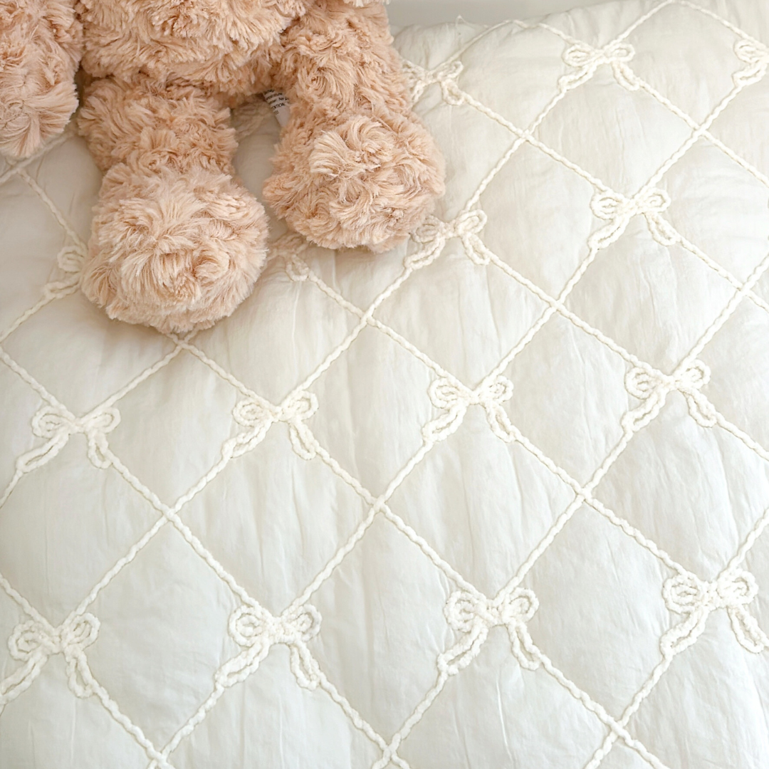 【即納】ribbon knit quilting / リボン / キルティング［QU027］