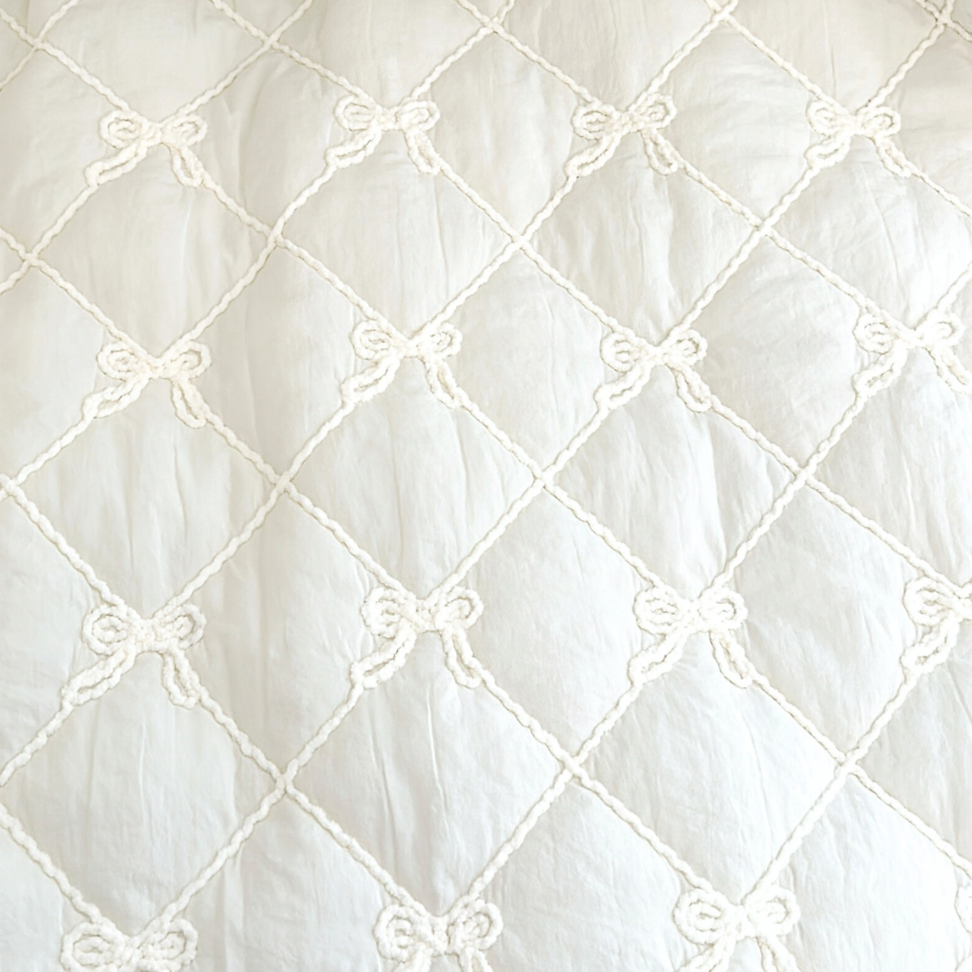 【即納】ribbon knit quilting / リボン / キルティング［QU027］