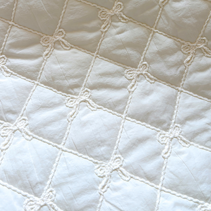 【即納】ribbon knit quilting / リボン / キルティング［QU027］