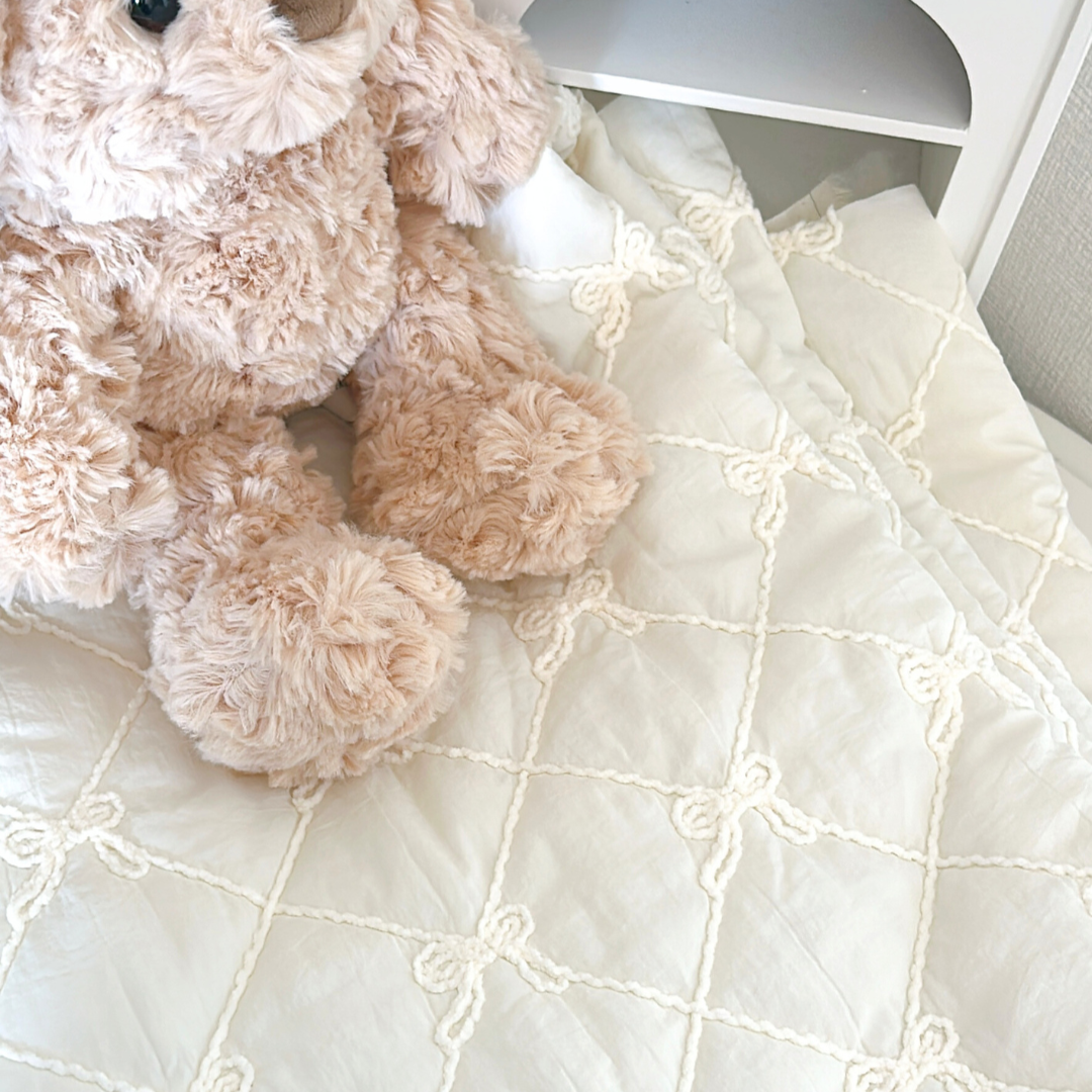 【即納】ribbon knit quilting / リボン / キルティング［QU027］