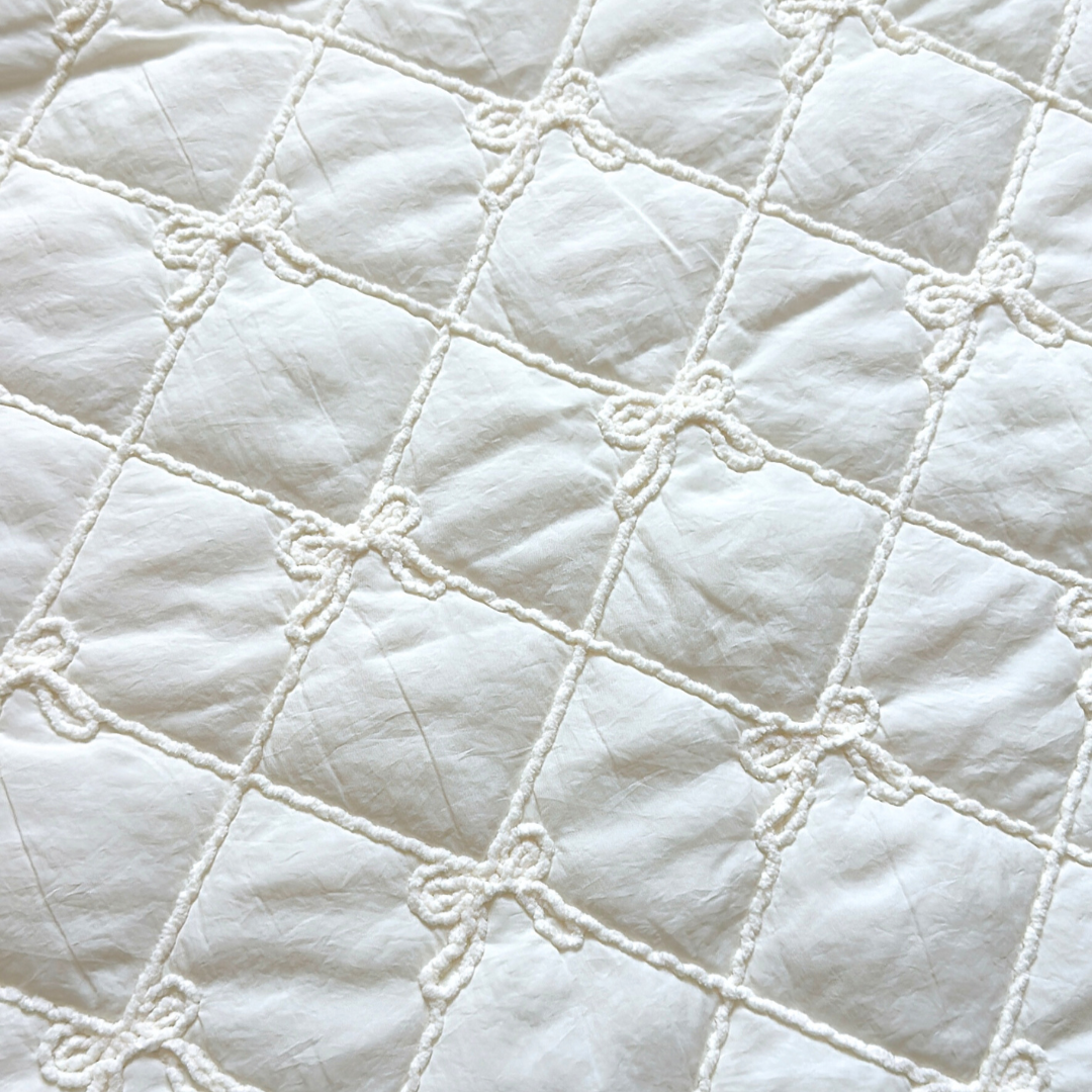 【即納】ribbon knit quilting / リボン / キルティング［QU027］