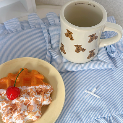 【即納】ripple summer fabric  / コットン / ギンガム / ストライプ［CO006］