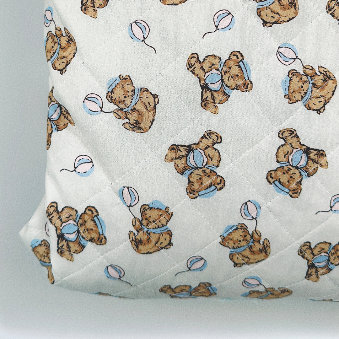 【即納】balloon bear / くまさん  / キルティングあり＆なし［QU015］