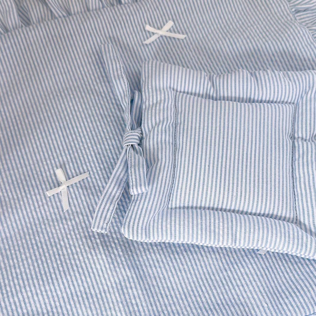 【即納】ripple summer fabric  / コットン / ギンガム / ストライプ［CO006］