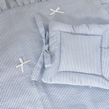 【即納】ripple summer fabric  / コットン / ギンガム / ストライプ［CO006］