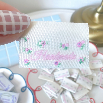 【即納】pink flower loop TAG / タグ / フラワー［TG011］