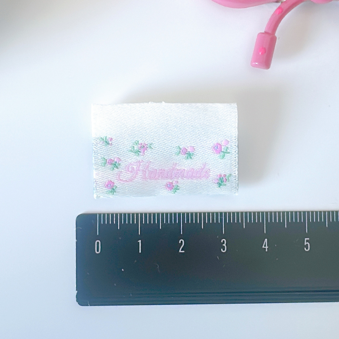 【即納】pink flower loop TAG / タグ / フラワー［TG011］