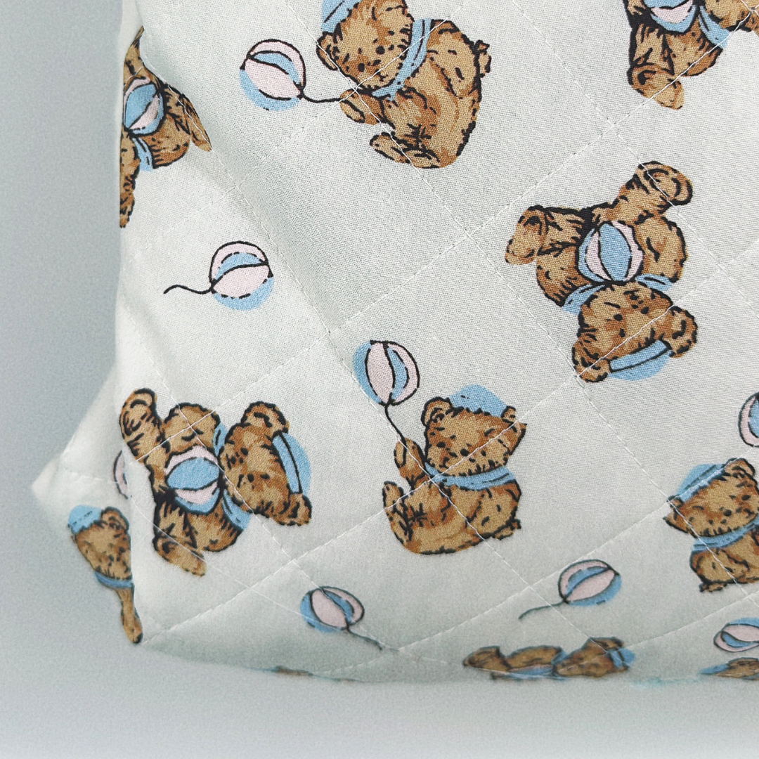 【即納】balloon bear / くまさん  / キルティングあり＆なし［QU015］