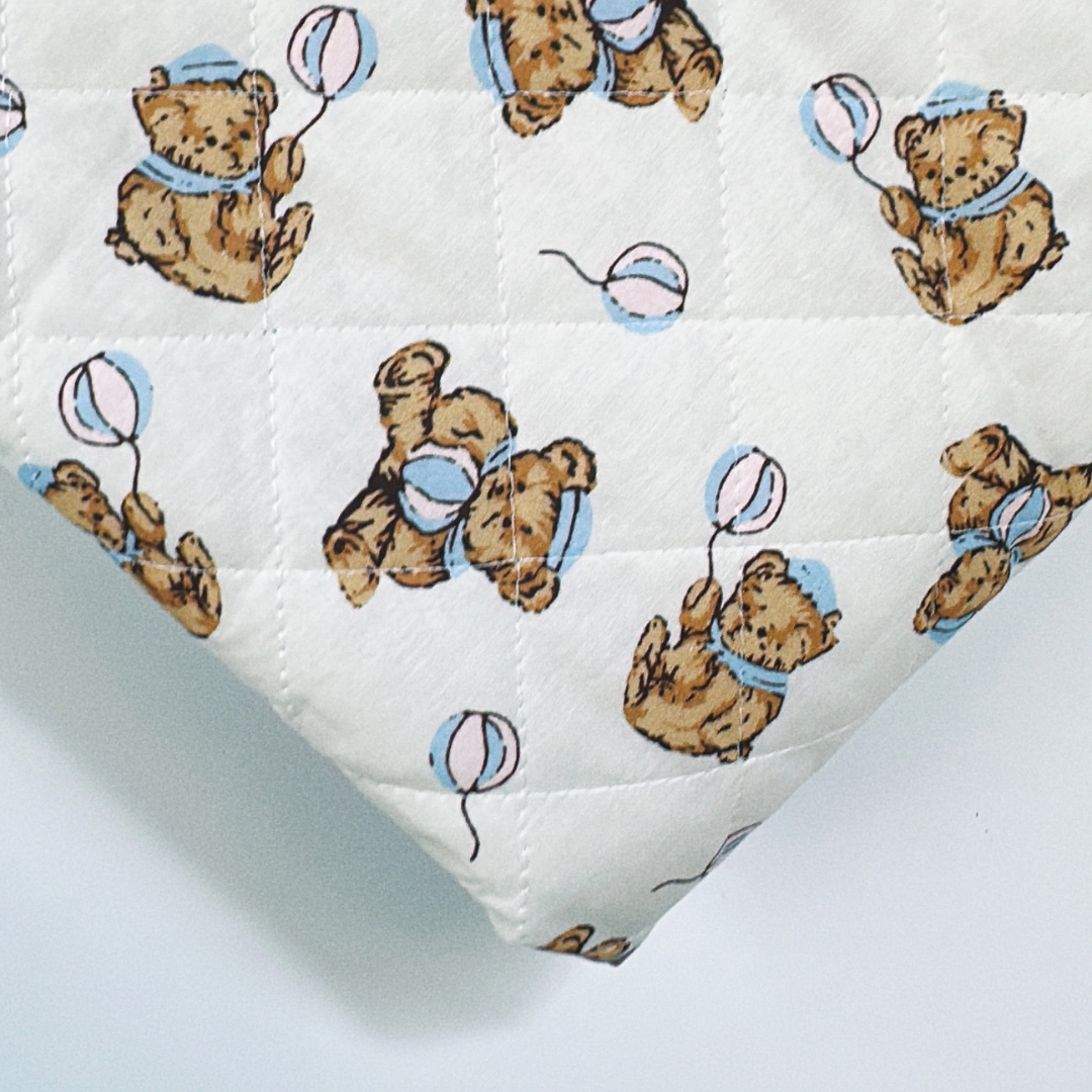 【即納】balloon bear / くまさん  / キルティングあり＆なし［QU015］