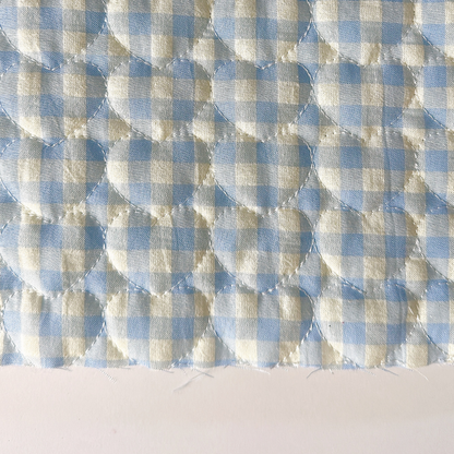 【即納】gingham check heart quilting / ギンガム / キルティング［QU017］