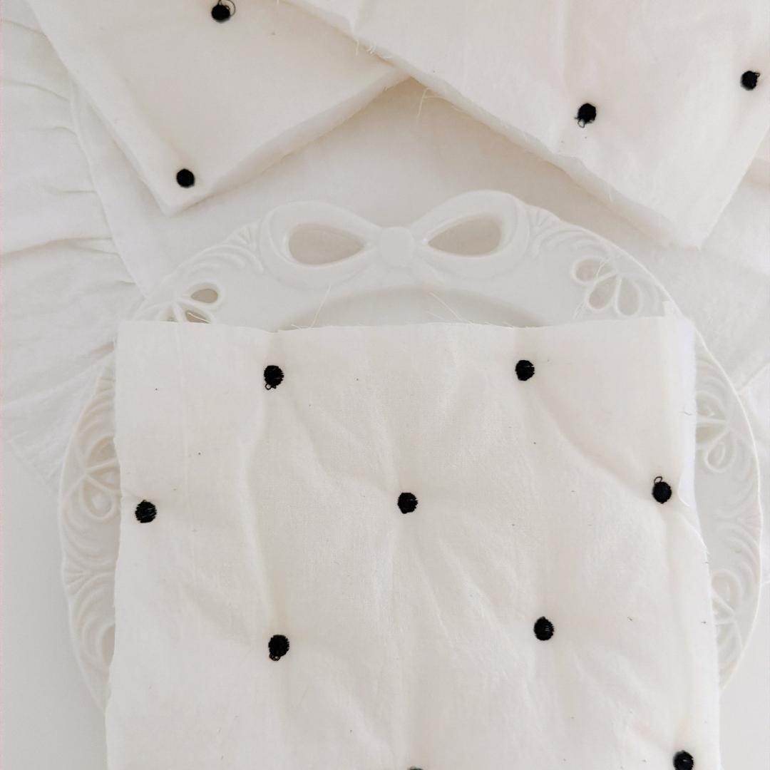 【新作SALE中】pom dot quilting  / ドット / キルティング［QU045］