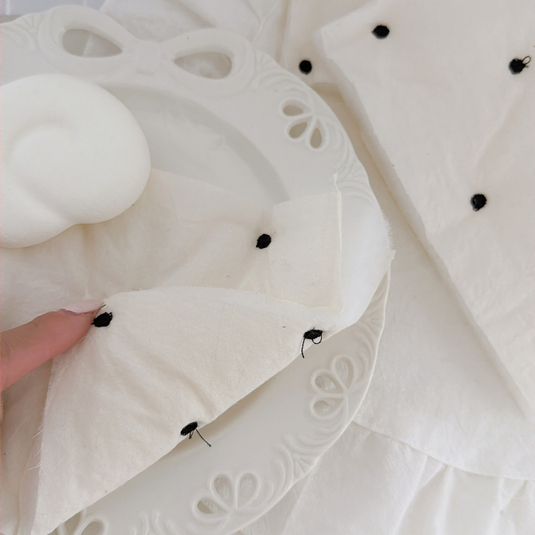 【新作SALE中】pom dot quilting  / ドット / キルティング［QU045］