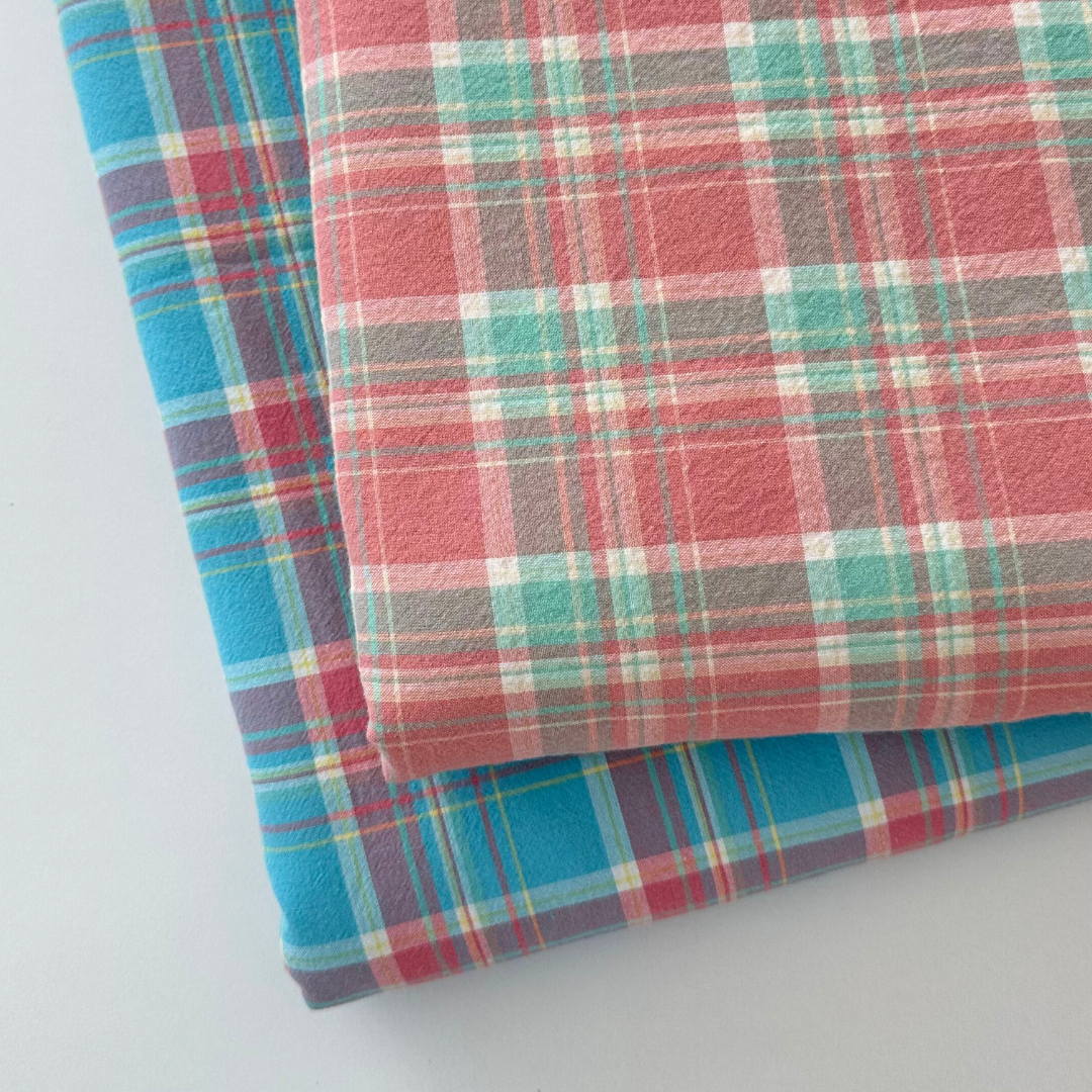 【即納】vintage check / コットン / チェック［CO002］