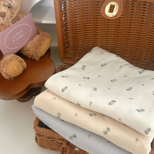 【即納】petite flower eyelet / アイレットニット / フラワー［KN003］