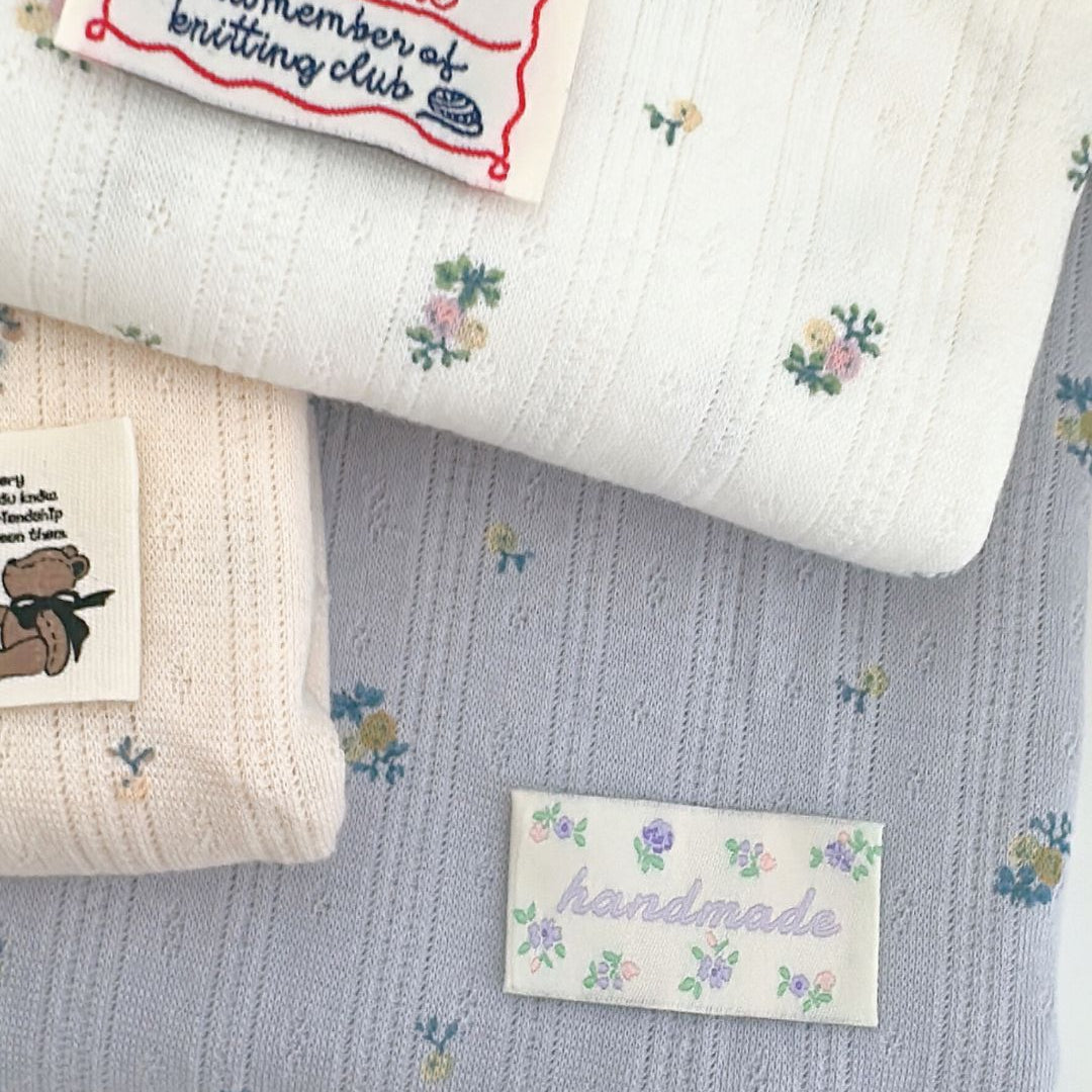 【即納】petite flower eyelet / アイレットニット / フラワー［KN003］