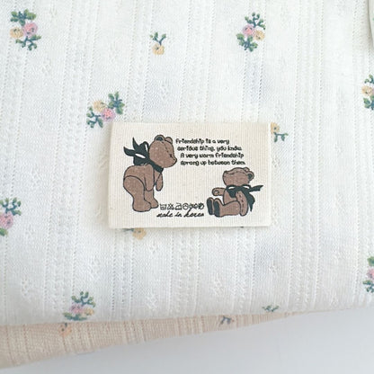 【即納】petite flower eyelet / アイレットニット / フラワー［KN003］