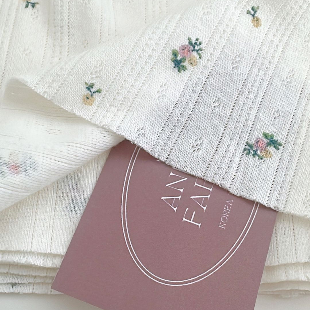 【即納】petite flower eyelet / アイレットニット / フラワー［KN003］