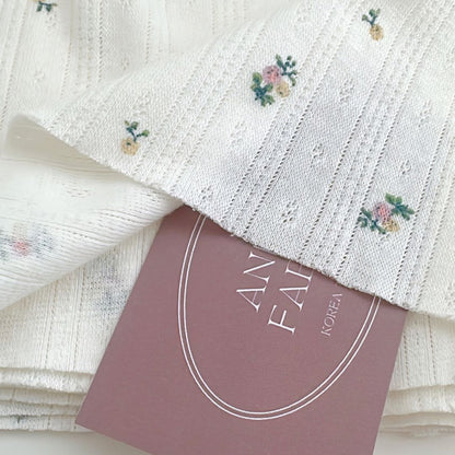 【即納】petite flower eyelet / アイレットニット / フラワー［KN003］