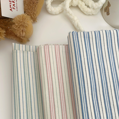 【即納】milky stripe / ストライプ / コットン［CO033］