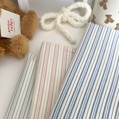 【即納】milky stripe / ストライプ / コットン［CO033］