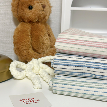 【即納】milky stripe / ストライプ / コットン［CO033］