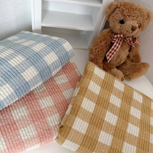 【即納】candy gingham corduroy / ギンガム / チェック［PO017］